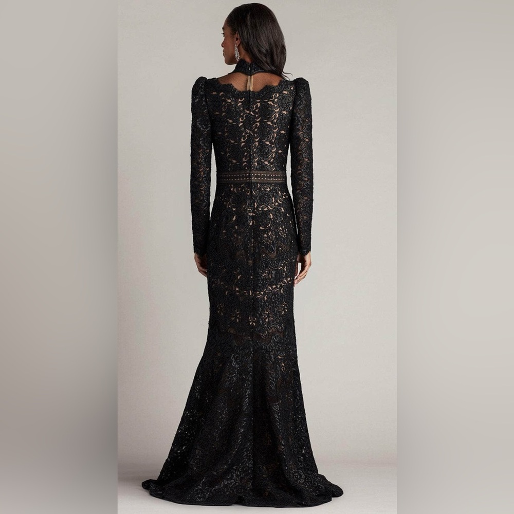 Tadashi Shoji CFC24346L - High Neck Mermaid Evening Gown NWT - Picture 4 of 5
